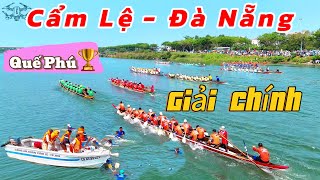 |Flycam| Giải đua thuyền 17 VĐV Quận Cẩm Lệ - TP. Đà Nẵng- Giải Chính.