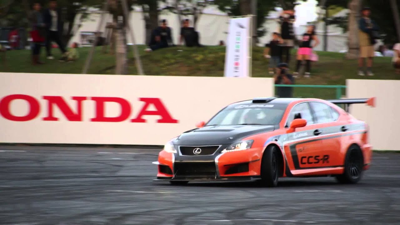 LEXUS IS-F CCS-R ドリフトデモ走行＠モータースポーツジャパン2013