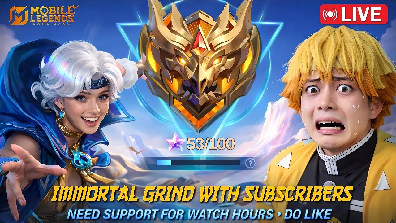 🛑 LIVE | DAY-25 | FULL DEPRESSION GRIND TO IMMORTAL 😞 | SUPPORT FOR WATCH HOURS