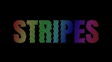 How to Create a Stripes Text Effect in Gimp