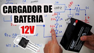 Cargador De Batería 12V Con Regulador 7812  Diseño Diagrama