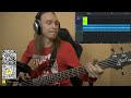 About Monsters — Pushing Boundaries bass cover live on stream