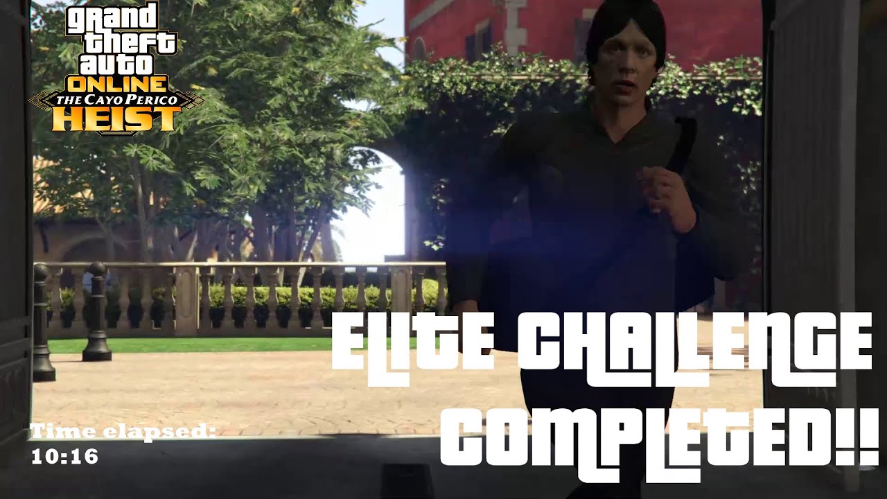 Grand Theft Auto Online: Cayo Perico Heist Elite Challenge Completed at 
