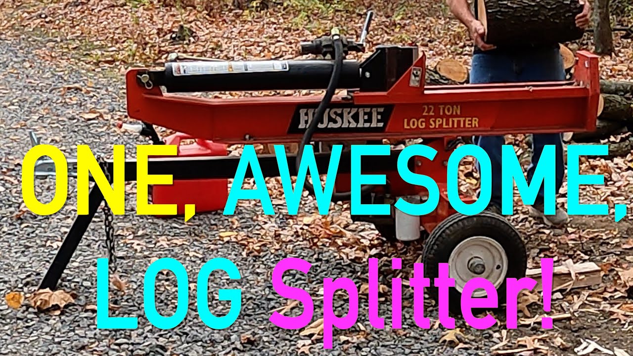One Awesome Log Splitter - YouTube