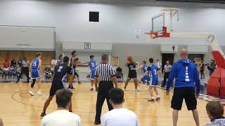 No.1 ranked football prospect shows his ability on the basketball court