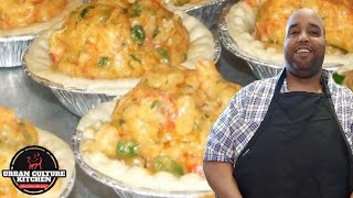 New Orleans Mini Crawfish Pies made 2 ways