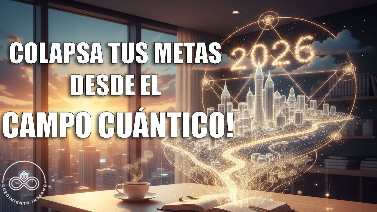 Año Nuevo 2026: Cómo Colapsar tus Metas desde el Campo Cuántico (No es solo desear)