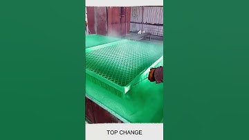 Guardrail Net coating process #smartwork #goodtools