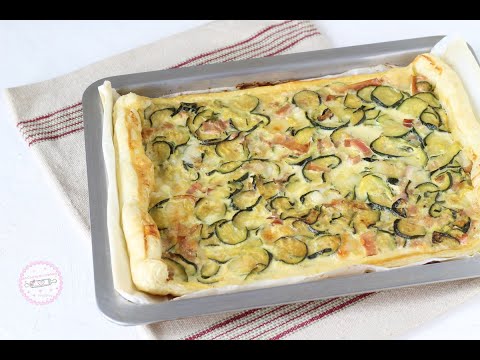 Torta salata zucchine e speck - Una semplice e sfiziosa ricetta