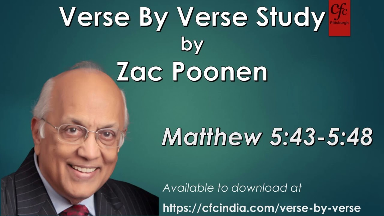 28. Матфея 5:43 – 5:48 – Зак Пунен – Постиг за стихом