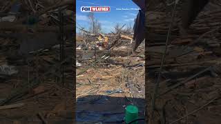 UTTER DESTRUCTION: A Home In Union City, Michigan, Was Torn To Shreds After A Deadly Tornado