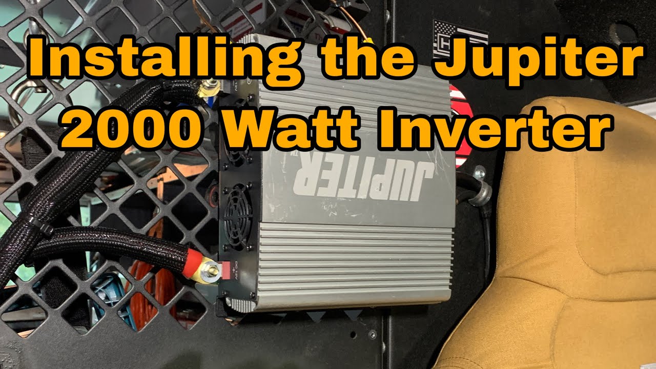 Installing A 2000 Watt Inverter In My Service Van - YouTube