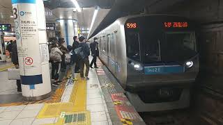 【入線】茅場町駅に東京メトロ東西線05系西船橋行きが入線　ミニ６００