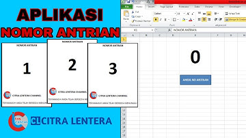 Buat Nomor Antrian Tunggu Sederhana Dengan Excel