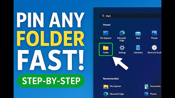 Pin Any Folder to Windows 11 Start Menu — Super Quick & Easy Folder Access!