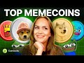 Top memecoins of different ecosystems to watch doge wif brett