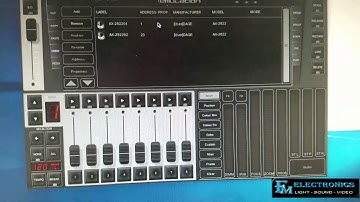 Elation eMulation cargando profiles