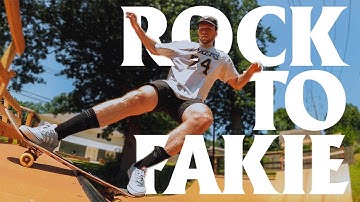 ROCK TO FAKIE | BEGINNER SKATEBOARDING MINI RAMP TRICK TIP