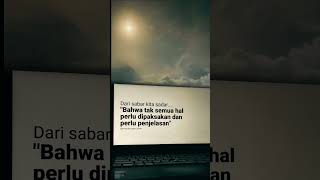 Dari Sepi Dan Sunyi Kita Belajar