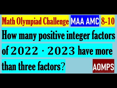 MAA AMC 8 - American Mathematics Competitions - Mathematical