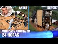 MONTANDO UMA MINI CASA EM 24H + TOUR COMPLETO PELA TINY HOUSE