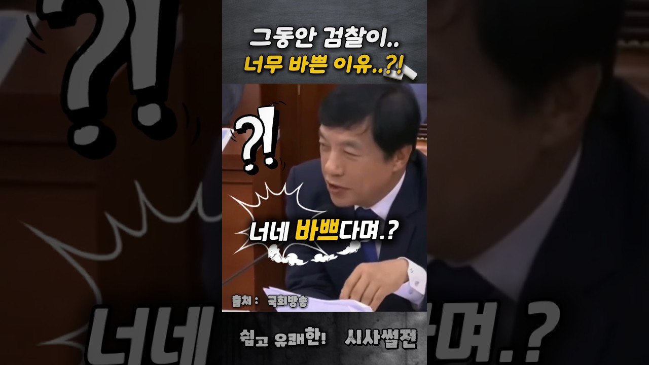 그동안 검찰이 너무 바쁜 이유! #이성윤의원 #법사위 #국정감사