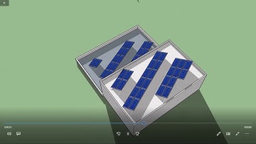 How to Make Animated 3 D video of Solar Panel Layout Using SketchUp