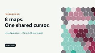 02Multimap for QGIS - Up to 8 Synchronized Map Panels with a Shared Laser Cursor