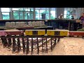 N-Possible train on Nashville Free-moN Layout rolling over the less then level trestle thumbnail