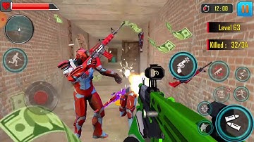 Fps Robot Shooting Games - Counter Terrorist Game Level 63
