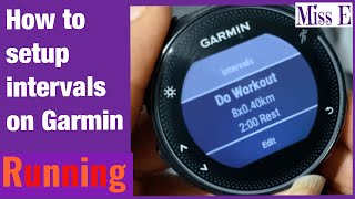 How to set up intervals on Garmin 235 and Garmin Connect screenshot 4