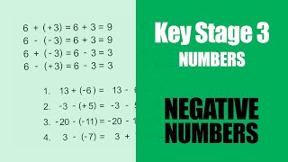 Key Stage 3 Maths: Negative Numbers