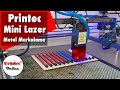 Printec Mini Lazer&#39;le metal markalama nasıl yapılır?