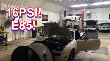 Dyno Tuning My Turbo Miata! Made Awesome Power!!