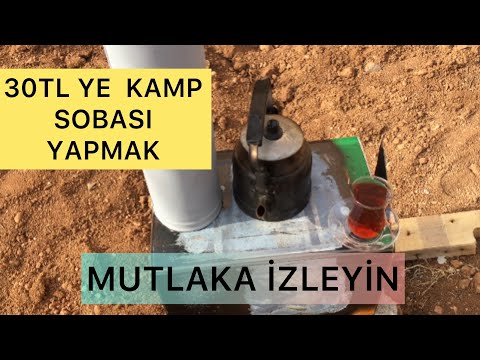 Kamp sobası yapmak #doğa #Kampateşi #keşfet