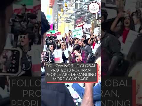 This Woman Shaved Her Head In Front Of New York Times Offices In Protest Of Their Iran Coverage