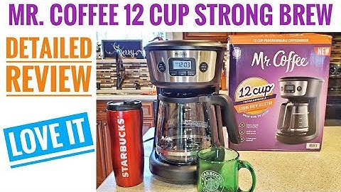 DETAILED REVIEW MR. COFFEE  12 Cup Programmable Strong Brew Selector Maker UNBOXING BVMC-MMX23