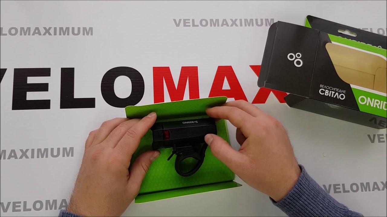 Обзор на велосипедную фару ONRIDE Sill  от магазина velomaximum.com.ua