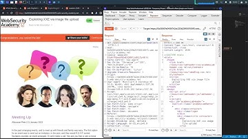 10 Lab #8 Exploiting XXE via image file upload