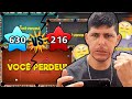 Nível 630 vs Nível 216 😭 Fui HUMILHADO em Roma (8 Ball Pool)