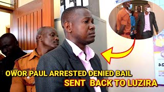Kaweddemu..Owor Paul Cries in court after denying him bail. Ayongeddwayo e luzira.