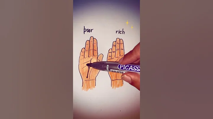 Poor or rich #art #drawing #palmistry