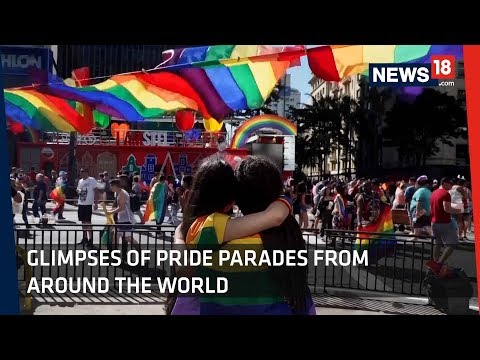 Video: Monumenti Famosi Addobbati Per Pride Month