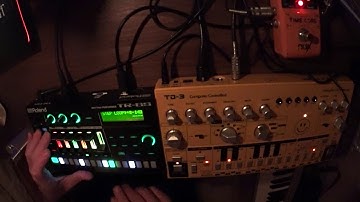 Roland TR-6s Behringer TD-3 dawless jam#1: acid
