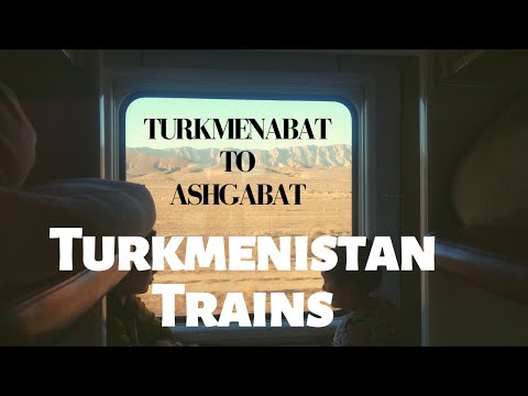 TURKMENISTAN Night Train | Turkmenabat to Ashgabat Travel