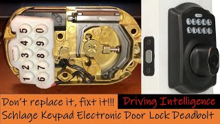 How to Fix A Schlage Electronic Keypad Deadbolt Lock: Won’t Unlock, Lock: Don't Replace It, Fix It!