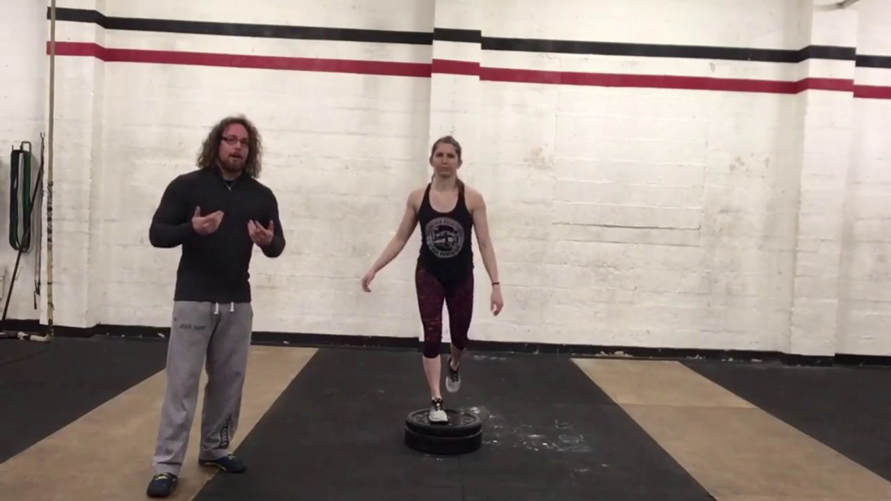 Multi-Directional Plate Lunges warm-up exercises for physical education class