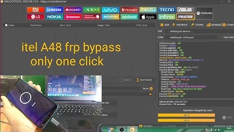 itel A48 frp bypass unlock tool only one click 2025 