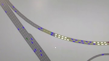 VISSIM Simulation: Fixed time ramp metering on double lane On-Ramp