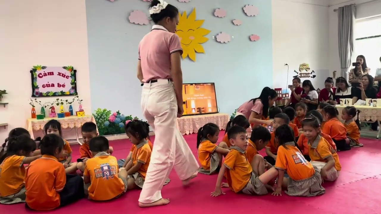 Tiết dạy: Làm chủ cảm xúc sợ hãi, tức giận. Lớp 5-6 tuổi